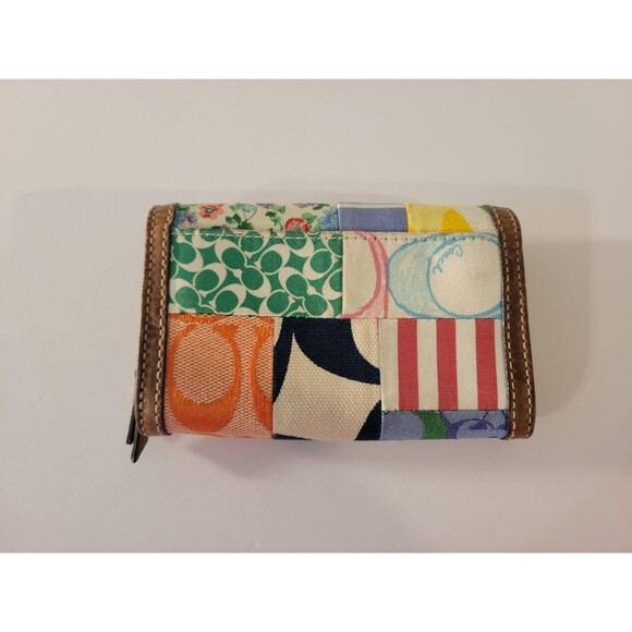 Coach Vintage Y2K Hampton Patchwork Handbag Purse & Tri-Fold Wallet - Picture 8 of 10